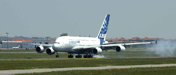 Le premier vol du A380