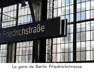 La gare de Berlin Friedrichstrasse