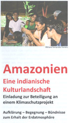 Flyer zur Ausstellung Amazonien. Eine indianische Kulturlandschaft