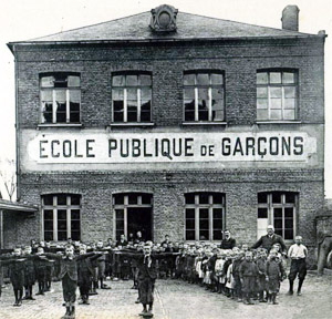 Francsuka szkoła w 1914 roku