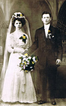 Hochzeitsfoto vor 100 Jahren