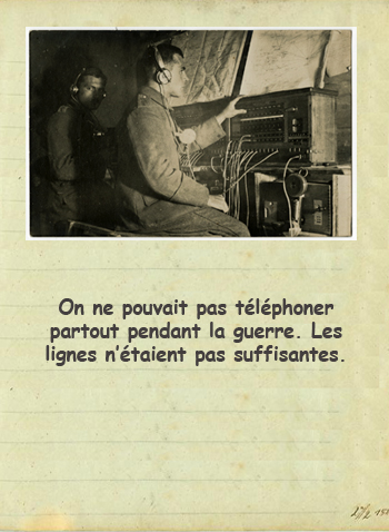 Communication Premi�re Guerre mondiale