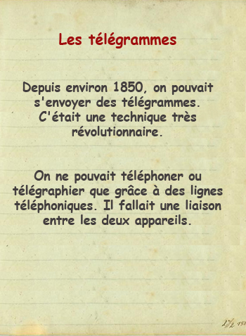 Communication Premi�re Guerre mondiale