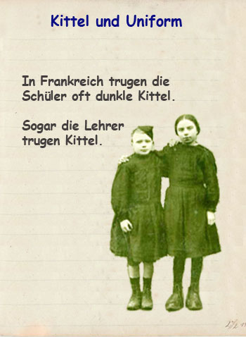 Schule damals vor 100 Jahren