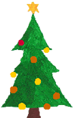 Zeichnung, Weihnachtsbaum