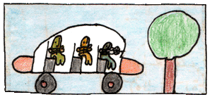 Comic Geburtstag Familie Orka